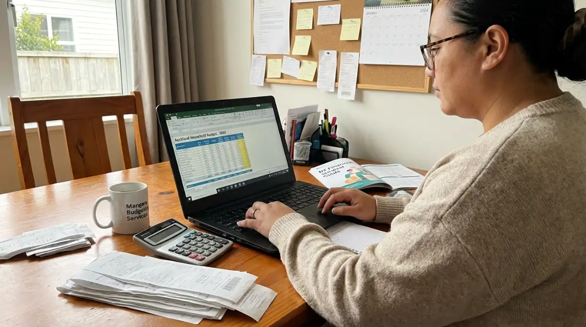 Tracking fixed and variable expenses for a personal budget NZ