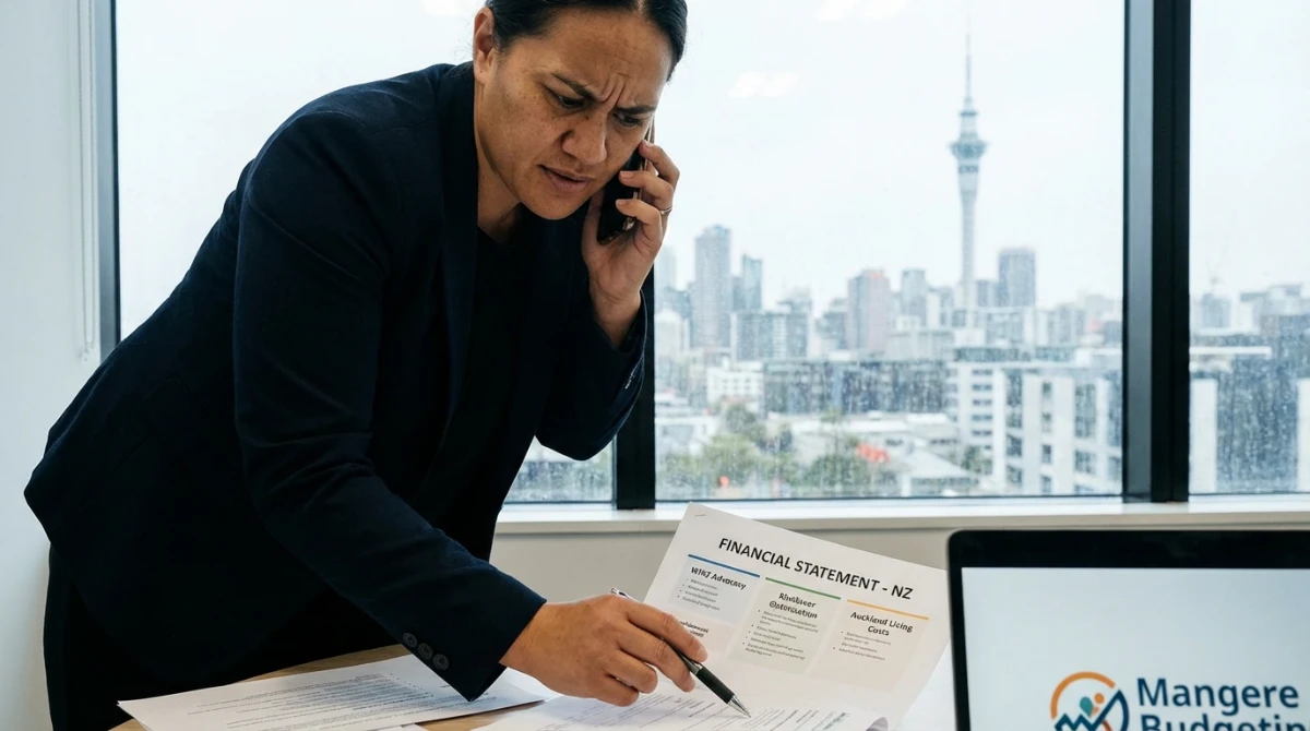 Person negotiating debt payments with a creditor in NZ