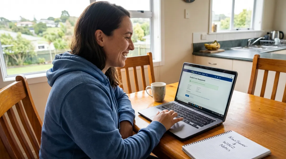 Making voluntary NZ student loan repayments online