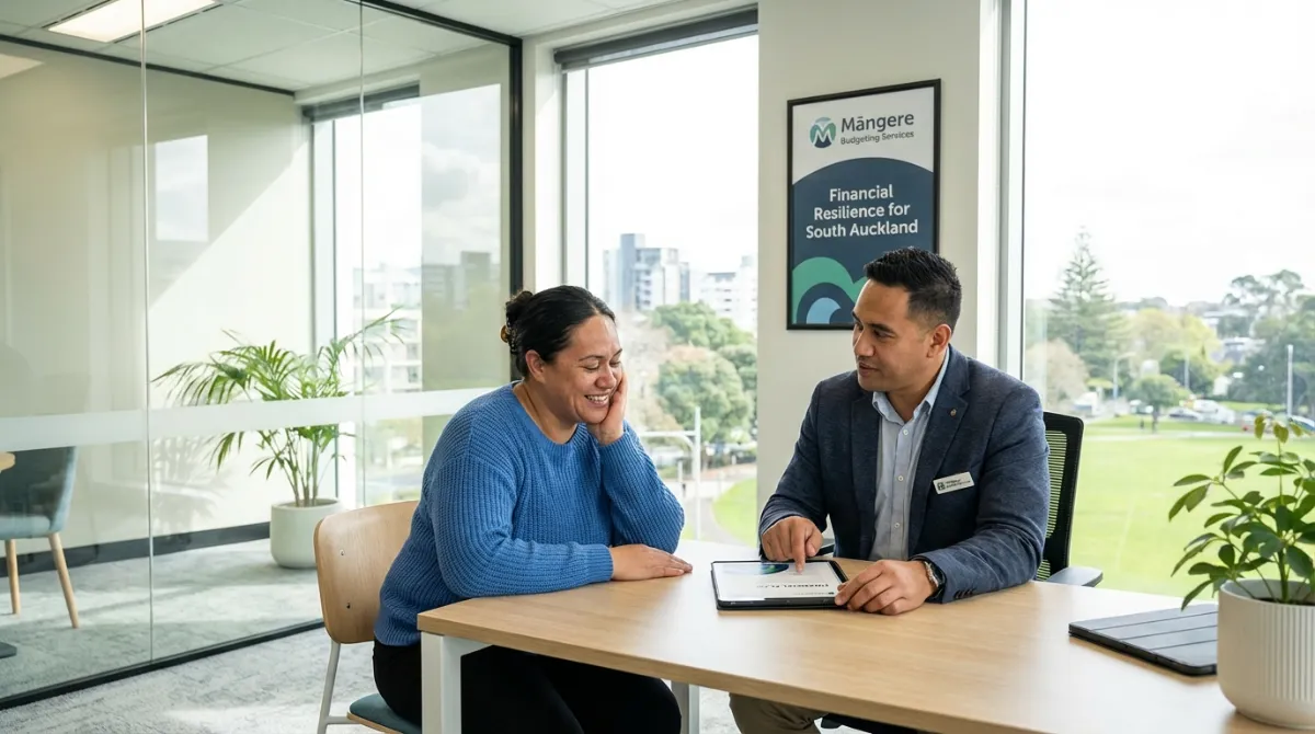 Financial advisor helping with power bill support in Mangere