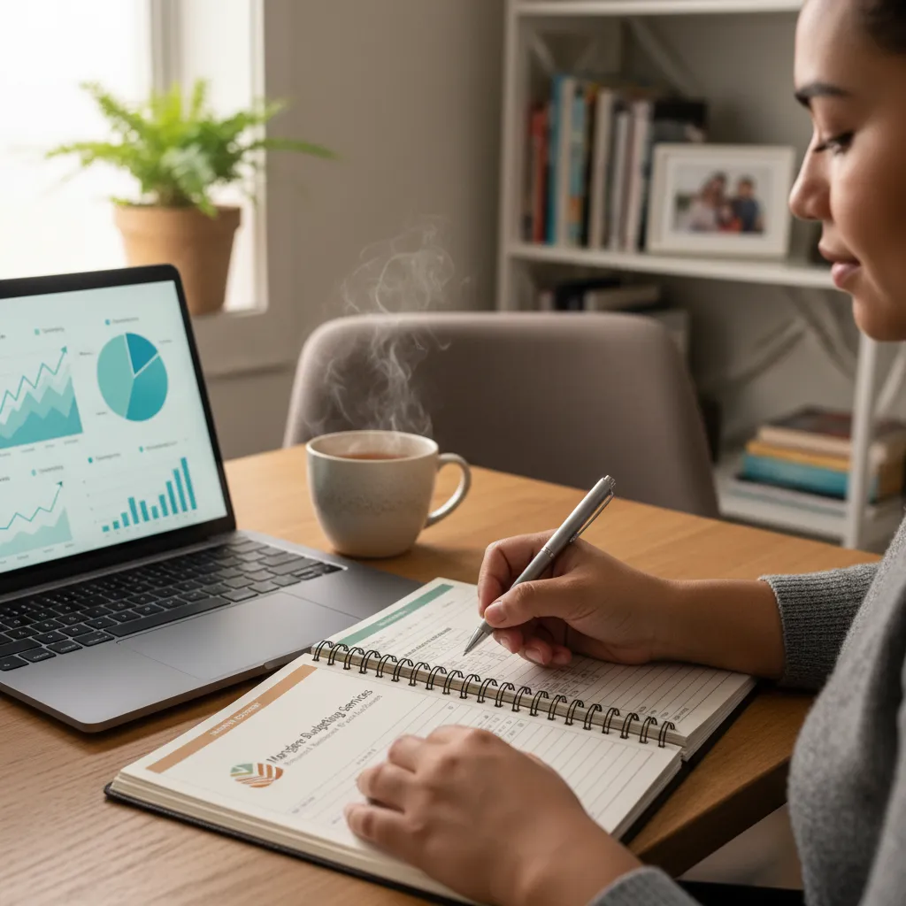 Creating a realistic spending plan with a budget planner in Mangere