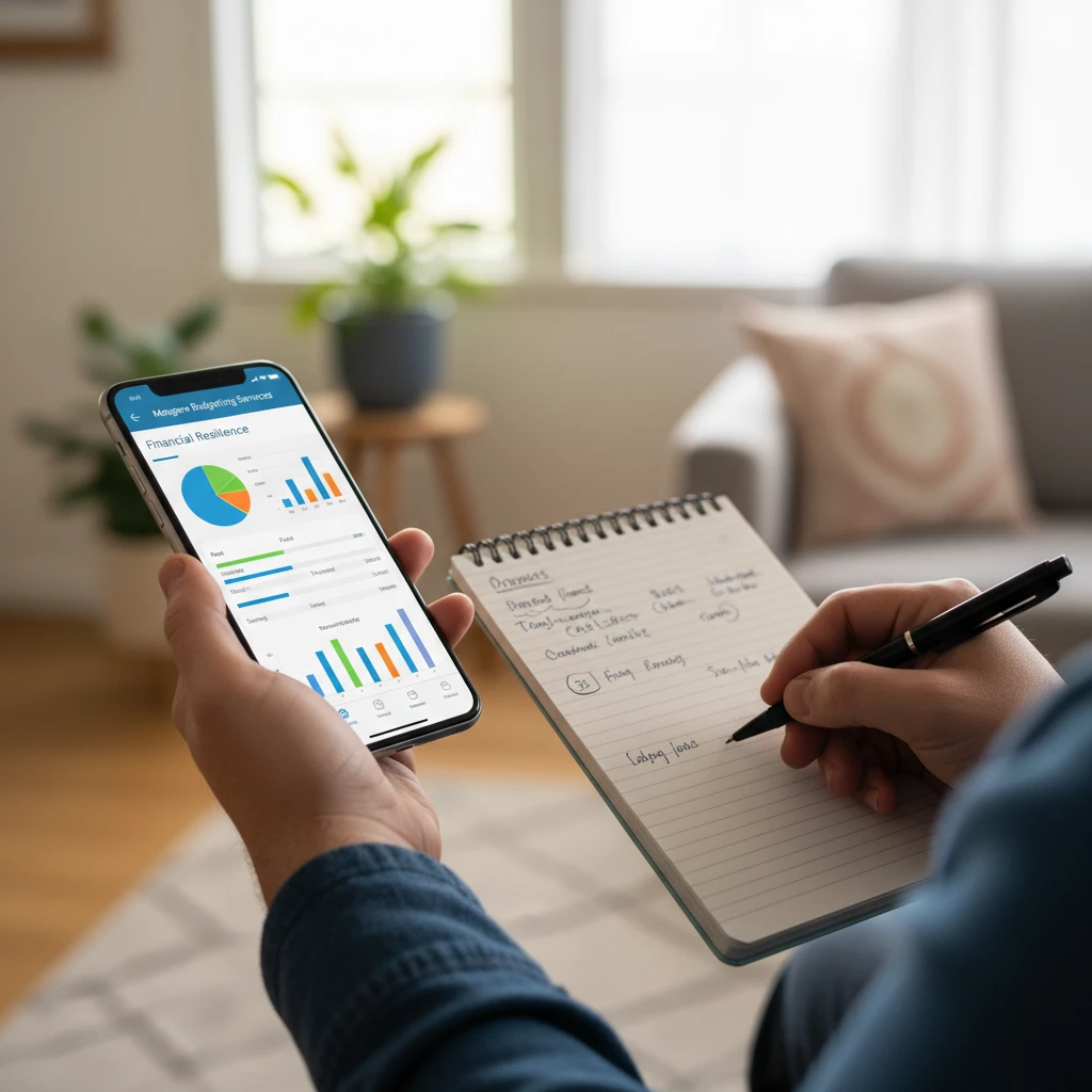 Effective strategies for tracking expenses with a budget planner app and notebook