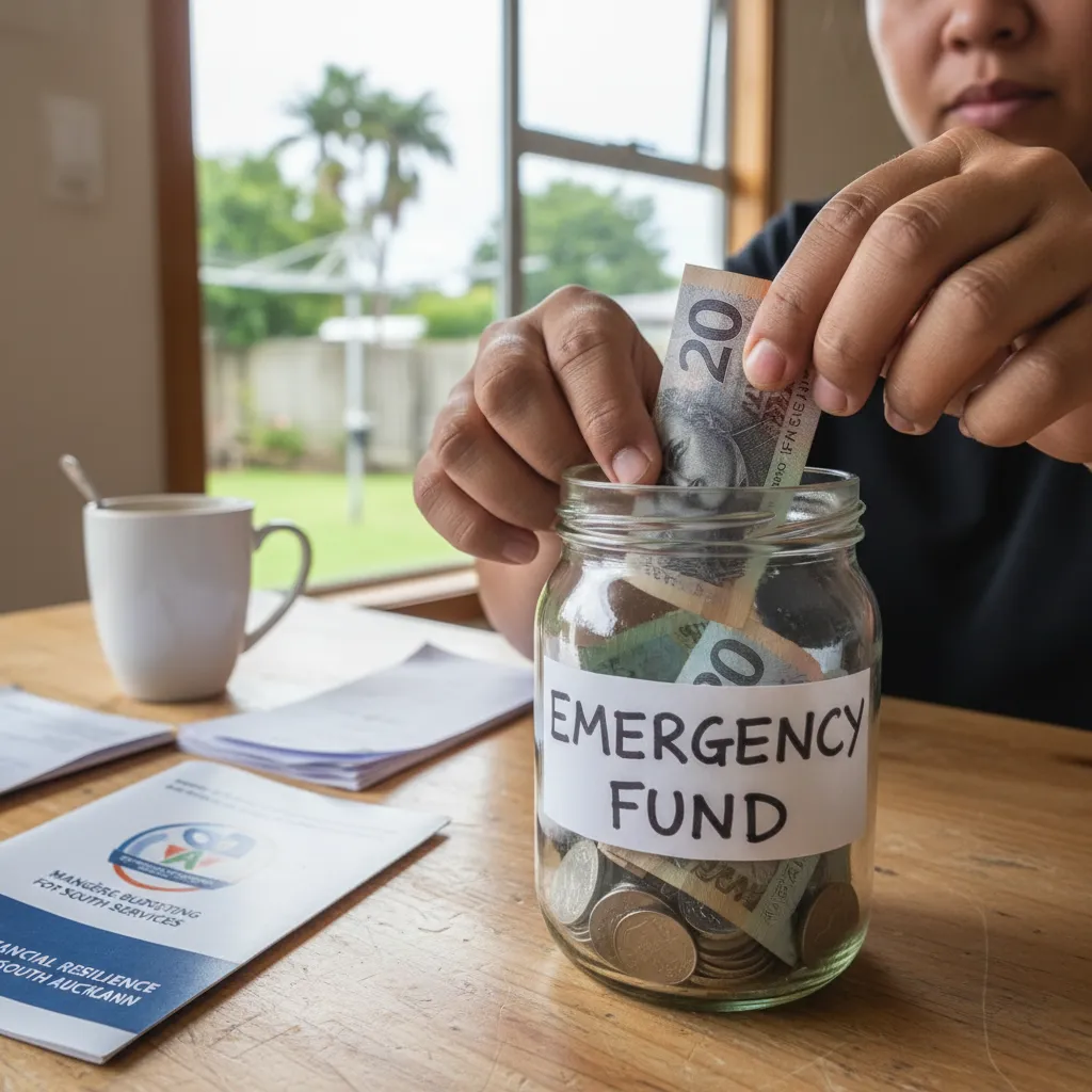 Saving for an emergency fund to prevent future debt in South Auckland