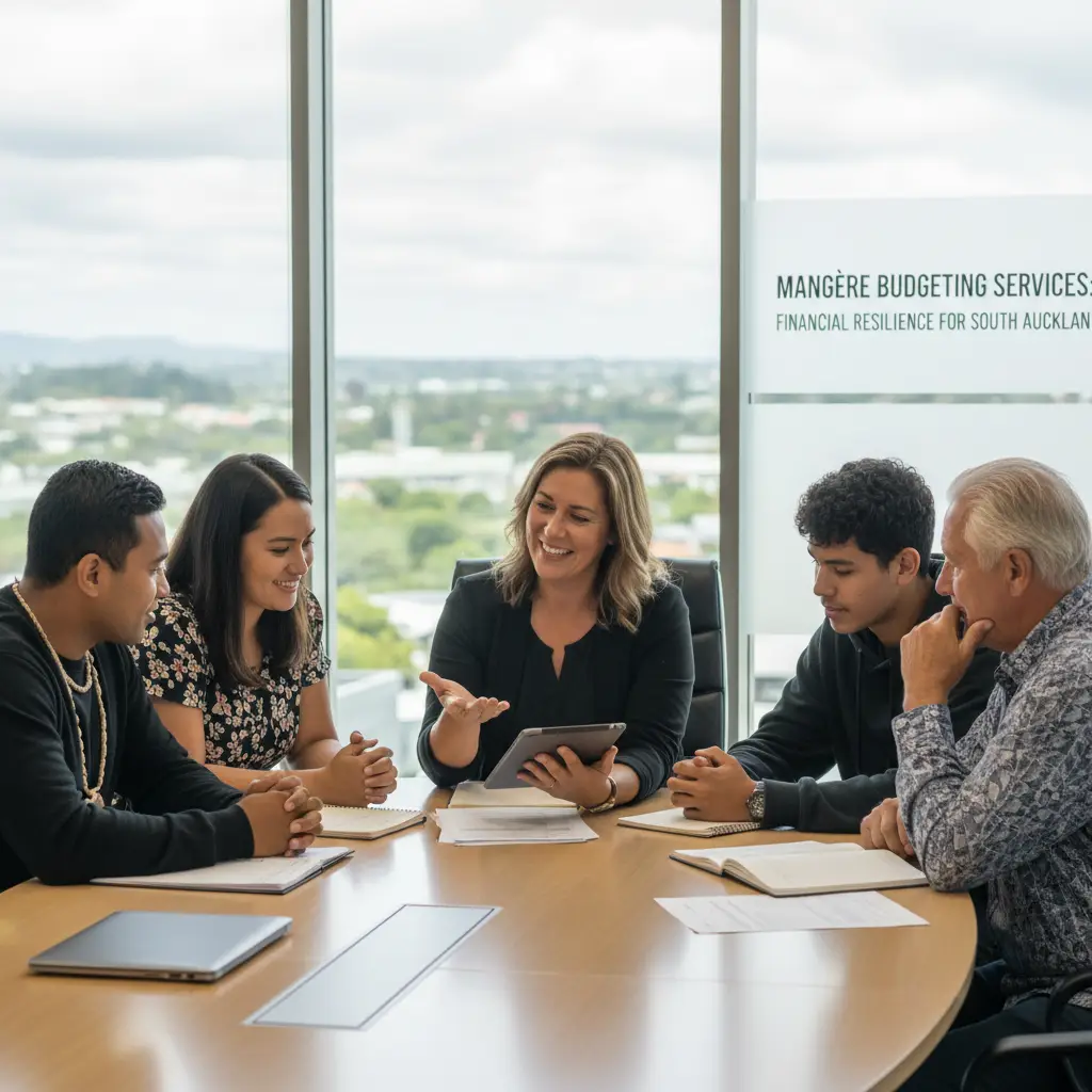 Financial advisor explaining bankruptcy options in NZ