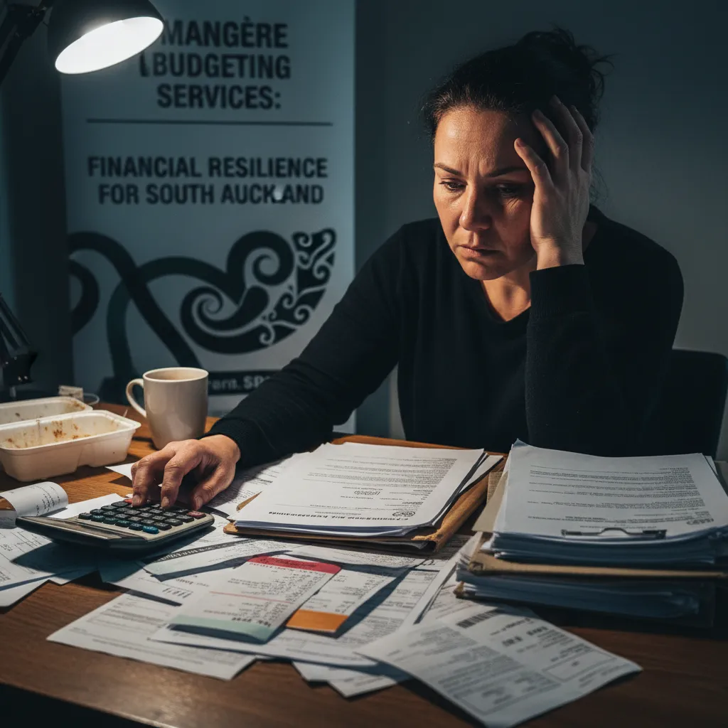 Person overwhelmed by bills considering bankruptcy NZ