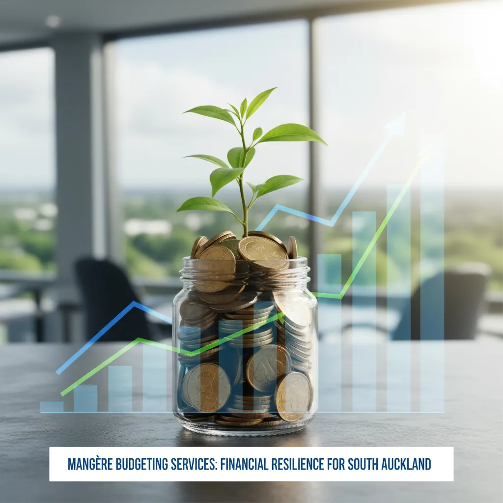 Visualizing financial investment growth and wealth creation