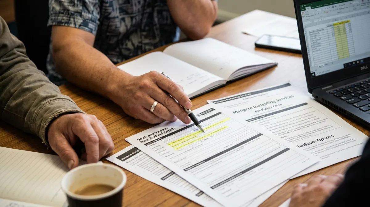 WINZ advocate assisting with application forms and documentation in NZ