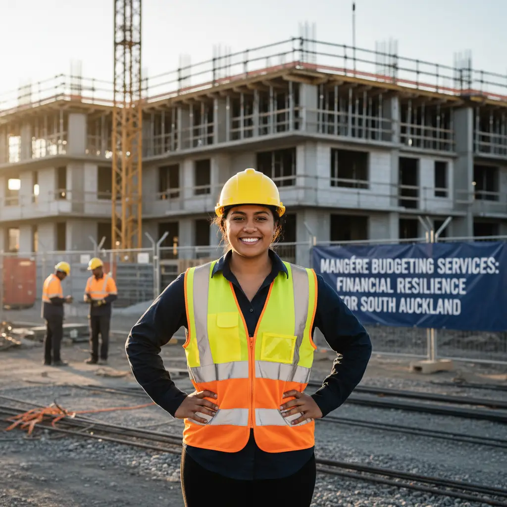 Mangere budgeting success stories tradesperson construction job