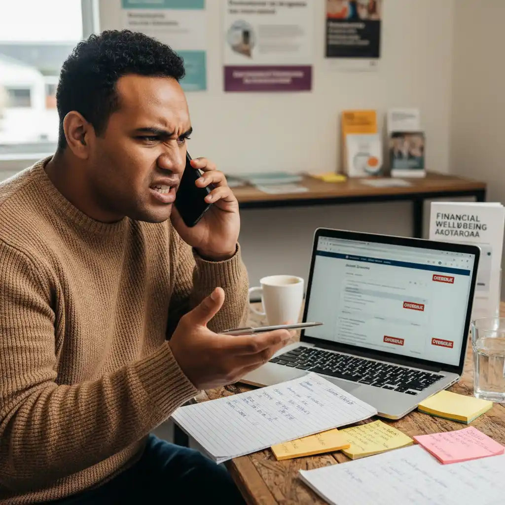 Communicating with service providers about overdue bills in NZ