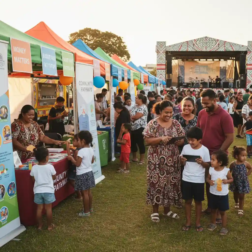 Community financial literacy event in South Auckland for Pasifika families