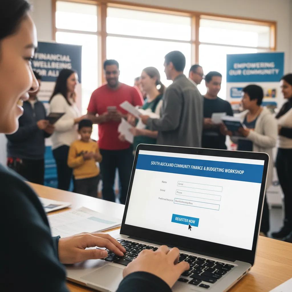 Easy online registration for financial literacy workshops