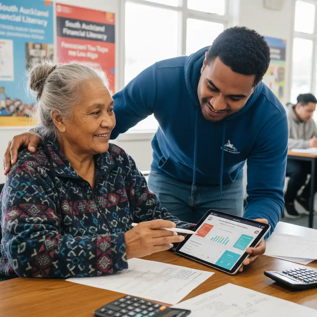 Peer-to-peer financial mentoring in South Auckland