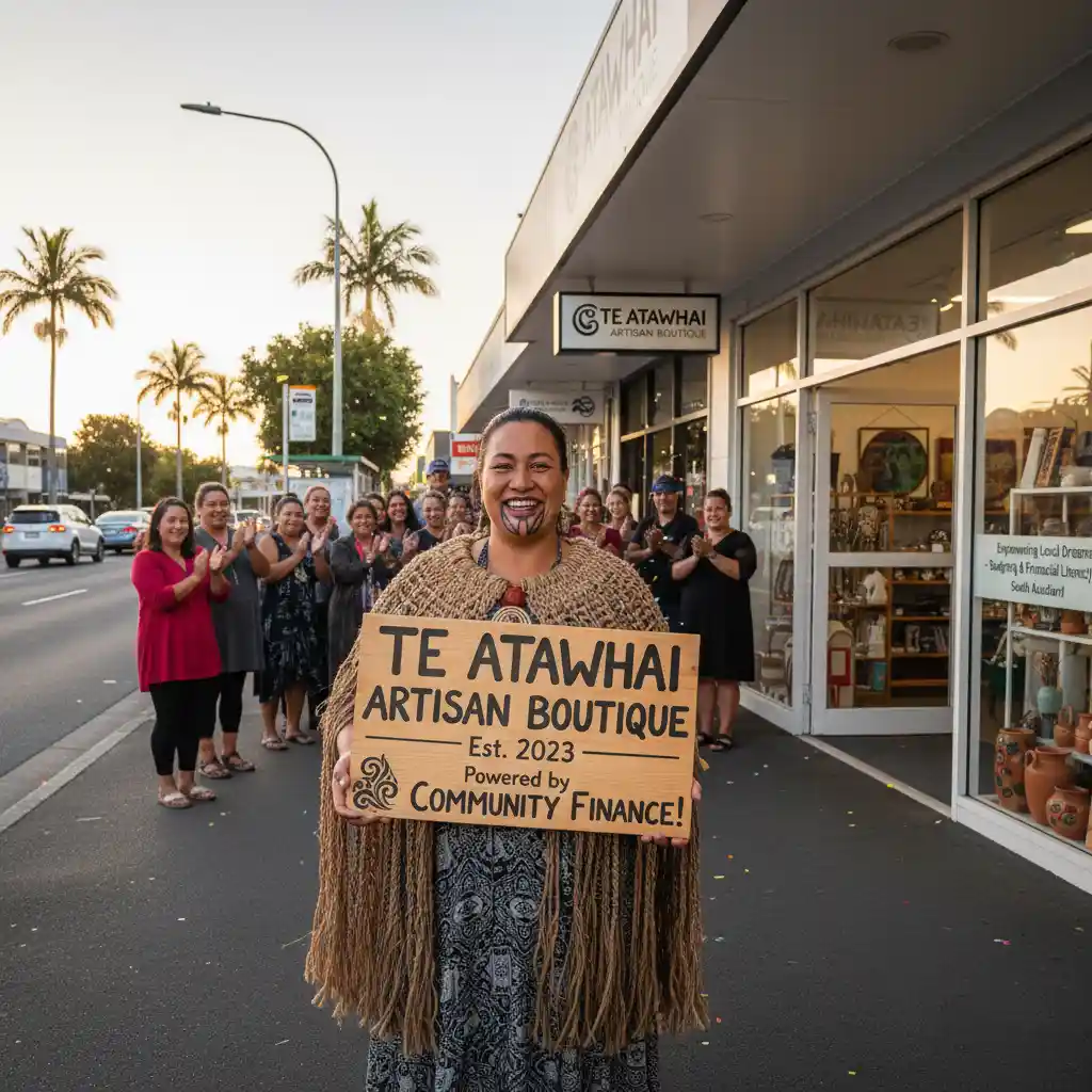 South Auckland small business supported by microfinance