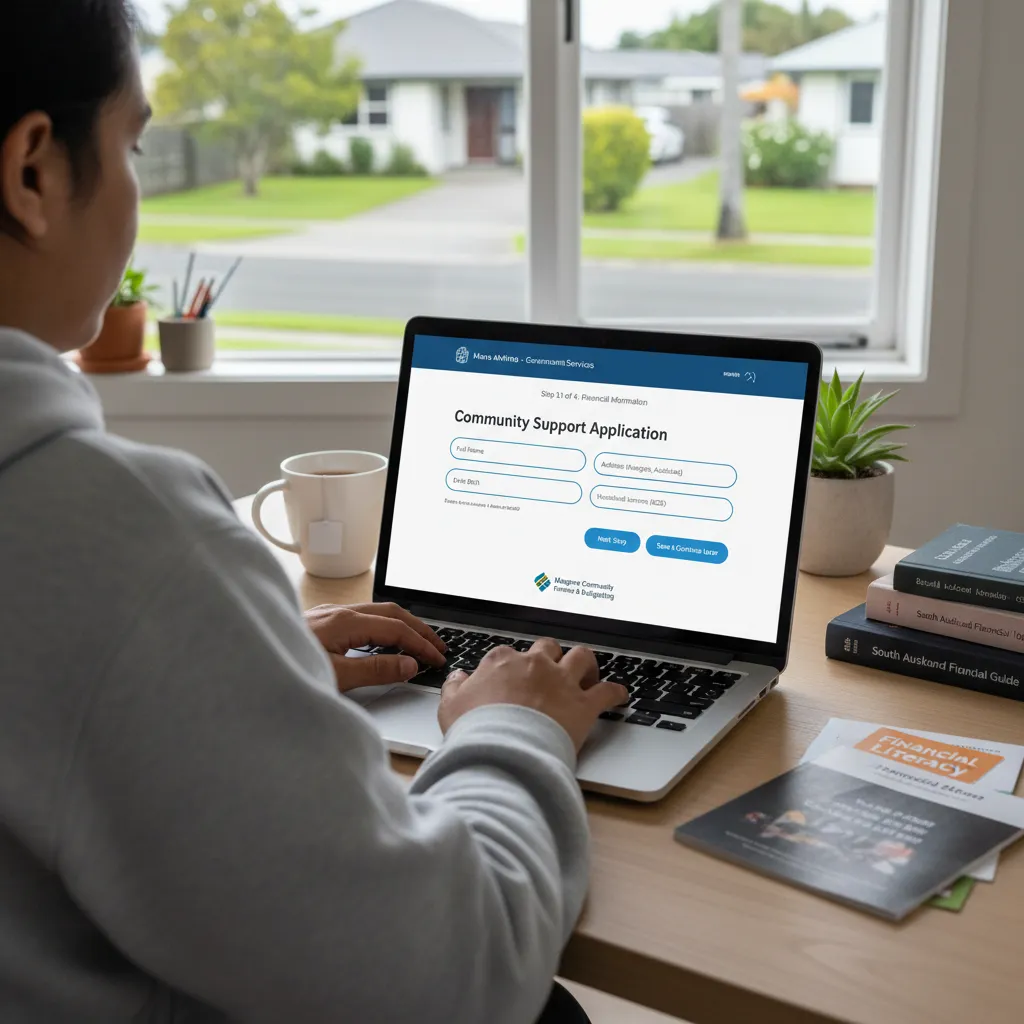 Online WINZ food grant application process