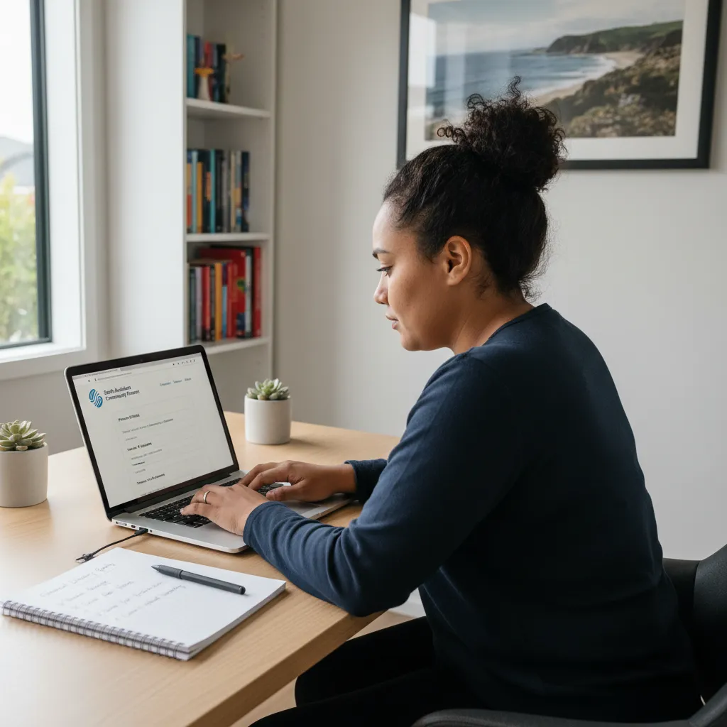 Online application process for accommodation supplement