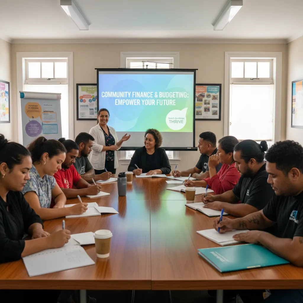 Community workshop for debt help and financial literacy in South Auckland