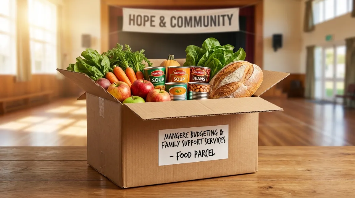 Emergency food parcel for financial hardship in NZ