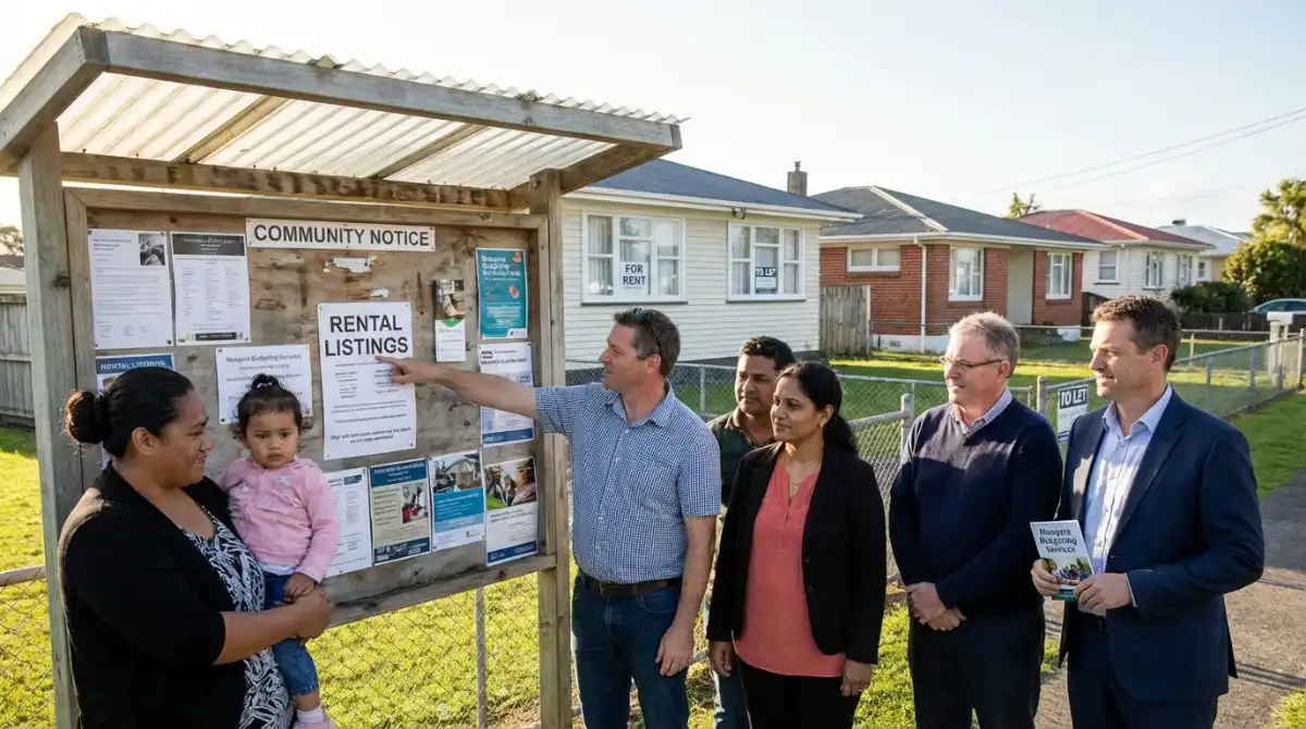 Community members searching for affordable housing in Mangere