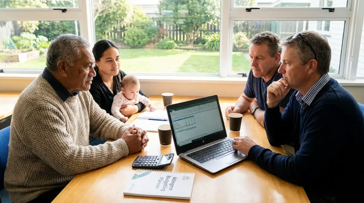 People managing debt and budgeting in New Zealand