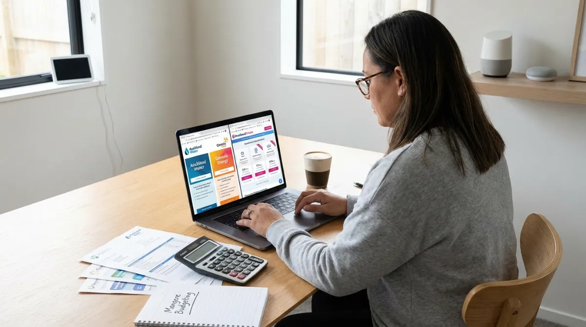 Comparing power and internet plans to save money